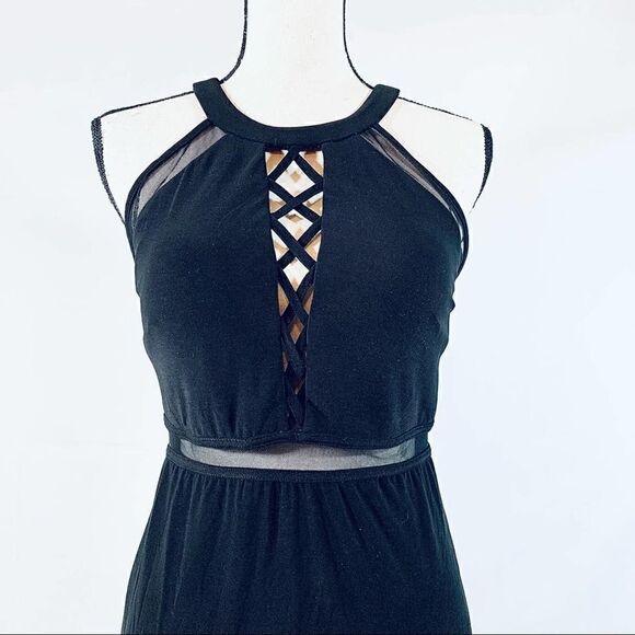 NIGHT Way Deep Plunge Formal Dress - Picture 3 of 8